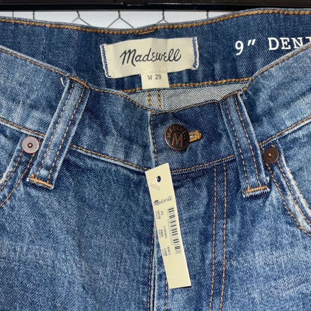 NWT Madewell 9” Denim Shorts